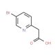 5-Bromopyridine-2-acetic acid (CAS 192642-85-6) - chemical structure image