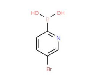 5-bromopyridine-2-boronic acid (CAS 652148-97-5) - chemical structure image