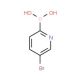 5-bromopyridine-2-boronic acid (CAS 652148-97-5) - chemical structure image