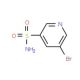 5-Bromopyridine-3-sulphonamide (CAS 62009-33-0) - chemical structure image