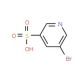 5-Bromopyridine-3-sulphonic acid (CAS 62009-34-1) - chemical structure image