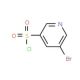 5-Bromopyridine-3-sulphonyl chloride (CAS 65001-21-0) - chemical structure image