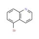 5-Bromoquinoline (CAS 4964-71-0) - chemical structure image