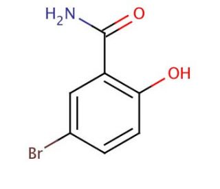 5-Bromosalicylamide (CAS 6329-74-4) - chemical structure image
