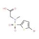 [[(5-Bromothien-2-yl)sulfonyl](methyl)amino]-acetic acid - chemical structure image