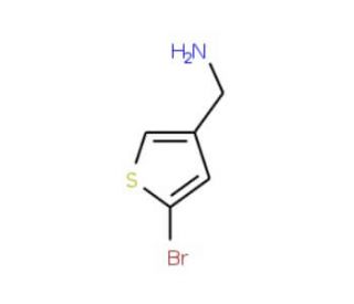 (5-bromothien-3-yl)methylamine (CAS 1087784-61-9) - chemical structure image