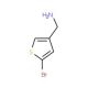 (5-bromothien-3-yl)methylamine (CAS 1087784-61-9) - chemical structure image