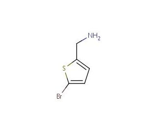 (5-bromothiophen-2-yl)methanamine (CAS 612499-04-4) - chemical structure image