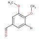 5-Bromoveratraldehyde (CAS 6948-30-7) - chemical structure image