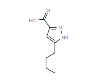 5-Butyl-2H-pyrazole-3-carboxylic acid - chemical structure image