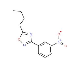 5-Butyl-3-(3-nitrophenyl)-1,2,4-oxadiazole (CAS 10185-66-7) - chemical structure image