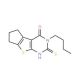 5-Butyl-6-mercapto-1,2,3,5-tetrahydro-8-thia-5,7-diaza-cyclopenta[a]inden-4-one (CAS 380467-88-9) - chemical structure image