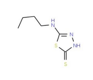 5-Butylamino-[1,3,4]thiadiazole-2-thiol (CAS 66962-52-5) - chemical structure image