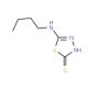 5-Butylamino-[1,3,4]thiadiazole-2-thiol (CAS 66962-52-5) - chemical structure image