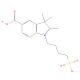 5-Carboxy-1-(4-sulfobutyl)-2,3,3-trimethyl-3H-indolium (CAS 852818-04-3) - chemical structure image
