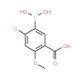 5-Carboxy-2-chloro-4-methoxyphenylboronic acid (CAS 957066-09-0) - chemical structure image