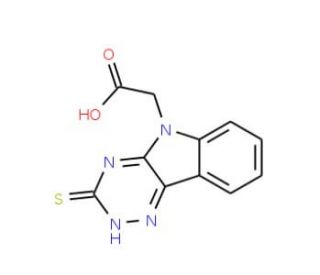 5-Carboxy-3-mercapto-1,2,4-triazino-[5,6-b]indole - chemical structure image
