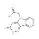 5-Carboxy-3-mercapto-1,2,4-triazino-[5,6-b]indole - chemical structure image