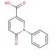5-Carboxy-N-phenyl-2-1H-pyridone (CAS 77837-08-2) - chemical structure image