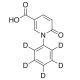 5-Carboxy-N-phenyl-2-1H-pyridone-d5 (CAS 1020719-24-7) - chemical structure image