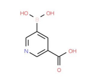 5-Carboxypyridine-3-boronic acid (CAS 913836-03-0) - chemical structure image