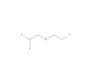 5-Chloro-1,1-difluoro-3-oxapentane (CAS 1309602-55-8) - chemical structure image