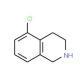 5-Chloro-1,2,3,4-tetrahydro-isoquinoline (CAS 73075-43-1) - chemical structure image