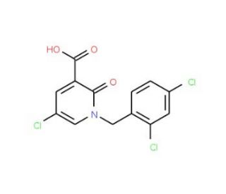 5-Chloro-1-(2,4-dichlorobenzyl)-2-oxo-1,2-dihydro-3-pyridinecarboxylic acid - chemical structure image