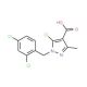5-chloro-1-(2,4-dichlorobenzyl)-3-methyl-1H-pyrazole-4-carboxylic acid - chemical structure image