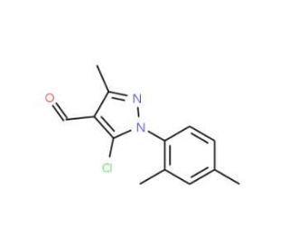 5-chloro-1-(2,4-dimethylphenyl)-3-methyl-1H-pyrazole-4-carbaldehyde - chemical structure image