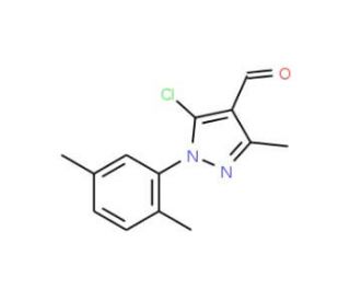 5-chloro-1-(2,5-dimethylphenyl)-3-methyl-1H-pyrazole-4-carbaldehyde - chemical structure image