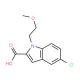 5-Chloro-1-(2-methoxy-ethyl)-1H-indole-2-carboxylic acid - chemical structure image