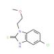 5-chloro-1-(2-methoxyethyl)-1H-benzimidazole-2-thiol - chemical structure image
