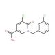 5-Chloro-1-(3-chlorobenzyl)-6-oxo-1,6-dihydro-3-pyridinecarboxylic acid - chemical structure image