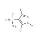 5-Chloro-1,3-dimethyl-1H-pyrazole-4-sulfonamide (CAS 88398-46-3) - chemical structure image