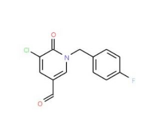 5-Chloro-1-(4-fluorobenzyl)-6-oxo-1,6-dihydro-3-pyridinecarbaldehyde - chemical structure image