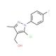 [5-chloro-1-(4-fluorophenyl)-3-methyl-1H-pyrazol-4-yl]methanol - chemical structure image