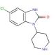 5-Chloro-1-(4-piperidyl)-2-benzimidazolinone (CAS 53786-28-0) - chemical structure image