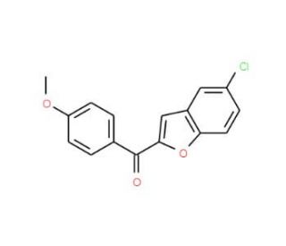 (5-Chloro-1-benzofuran-2-yl)(4-methoxyphenyl)methanone - chemical structure image