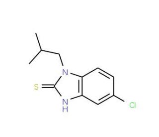 5-chloro-1-isobutyl-1H-benzimidazole-2-thiol - chemical structure image