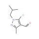 5-chloro-1-isobutyl-3-methyl-1H-pyrazole-4-carbaldehyde - chemical structure image