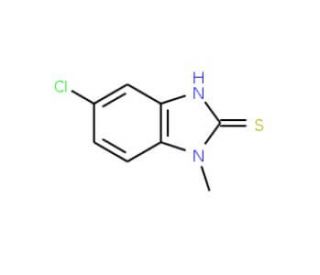 5-chloro-1-methyl-2,3-dihydro-1H-1,3-benzodiazole-2-thione - chemical structure image