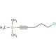 (5-Chloro-1-pentynyl)trimethylsilane (CAS 77113-48-5) - chemical structure image