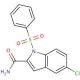 5-Chloro-1-(phenylsulfonyl)-1H-indole-2-carboxamide - chemical structure image