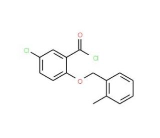 5-chloro-2-[(2-methylbenzyl)oxy]benzoyl chloride - chemical structure image