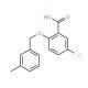 5-Chloro-2-[(3-methylbenzyl)oxy]benzoic acid - chemical structure image
