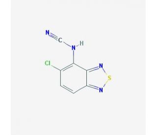 (5-Chloro-2,1,3-benzothiadiazol-4-yl)-cyanamide (CAS 51322-80-6) - chemical structure image