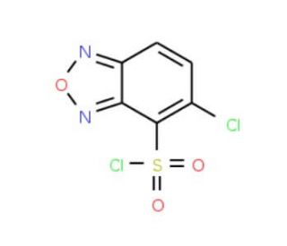 5-Chloro-2,1,3-benzoxadiazole-4-sulfonyl chloride (CAS 175203-78-8) - chemical structure image