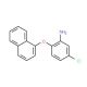 5-Chloro-2-(1-naphthyloxy)aniline - chemical structure image