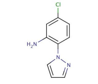 5-chloro-2-(1H-pyrazol-1-yl)aniline - chemical structure image